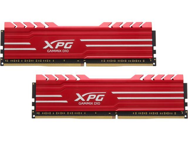 ADATA XPG GAMMIX D10 16GB (2 x 8GB) 288-Pin DDR4 SDRAM DDR4 3000 (PC4 24000) Desktop Memory, AX4U300038G16-DRG