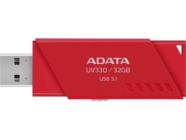 ADATA 32GB UV330 USB 3.1 Flash Drive, Red