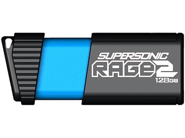 Patriot 128GB Supersonic Rage 2 USB 3.1 Flash Drive, Up to 400MB/s