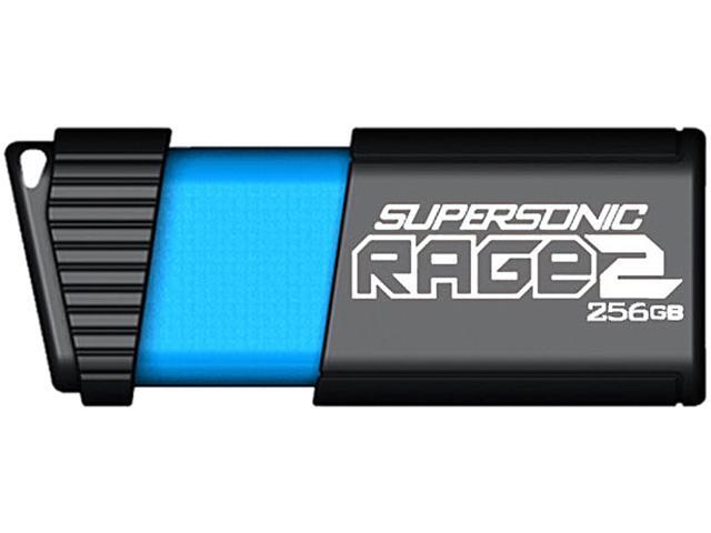 Patriot Memory 256GB Supersonic Rage 2 USB 3.1 Flash Drive, 400MB/s