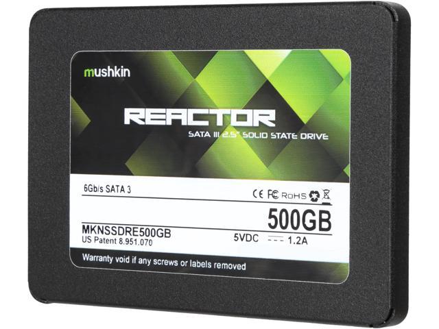 Mushkin Enhanced Reactor 2.5 inch 500GB SATA III MLC Internal Solid State Drive (SSD) MKNSSDRE500GB