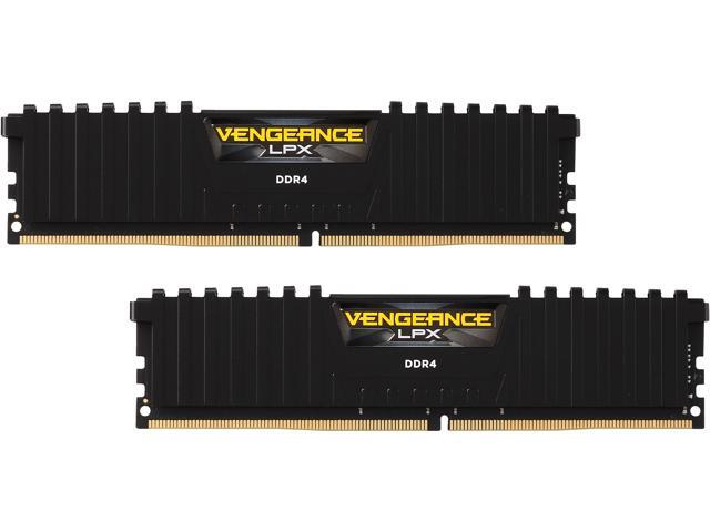 CORSAIR Vengeance LPX 16GB (2 x 8GB) DDR4 2133 (PC4 17000) Desktop Memory Model CMK16GX4M2A2133C13