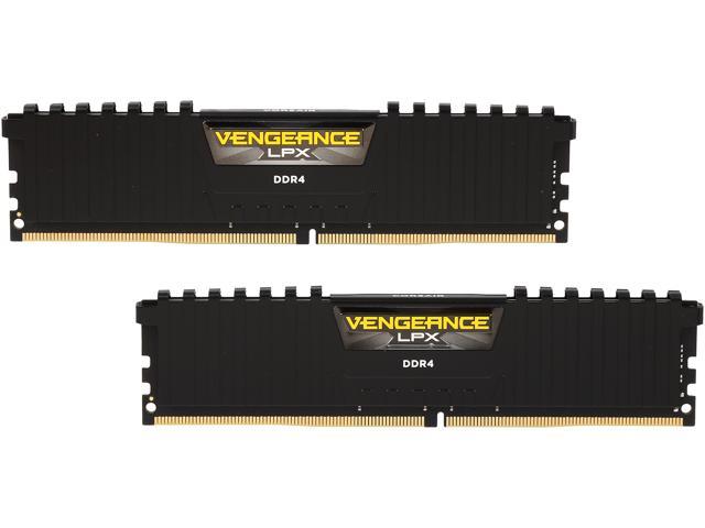 CORSAIR Vengeance LPX 16GB (2 x 8GB) DDR4 2666 (PC4 21300) Desktop Memory, CMK16GX4M2A2666C16