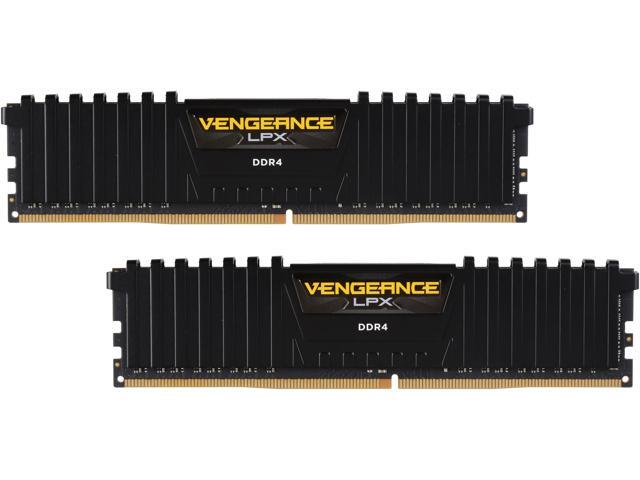 CORSAIR Vengeance LPX 8GB (2 x 4GB) DDR4 2400 (PC4 19200) Desktop Memory, Model CMK8GX4M2A2400C16
