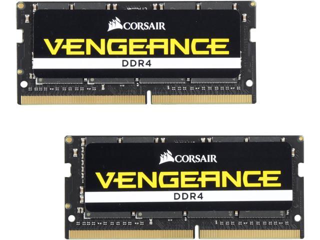 CORSAIR Vengeance 32GB (2 x 16GB) DDR4 2400 (PC4 19200) Notebook Memory, CMSX32GX4M2A2400C16