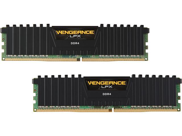 CORSAIR Vengeance LPX 16GB (2 x 8GB) DDR4 3000 (PC4 24000) Desktop Memory, CMK16GX4M2L3000C15