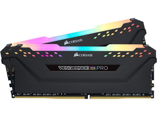 CORSAIR Vengeance RGB Pro 16GB (2 x 8GB) DDR4 2666 (PC4 21300) CL16 Desktop Memory