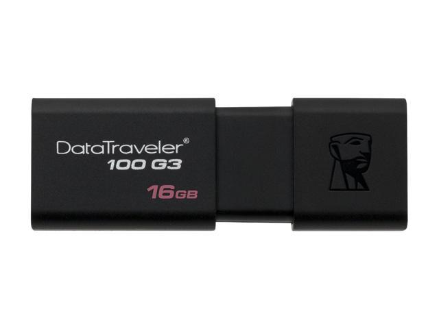 (3x) Kingston 16GB DataTraveler 100 G3 USB 3.0 Flash Drive (DT100G3/16GB)