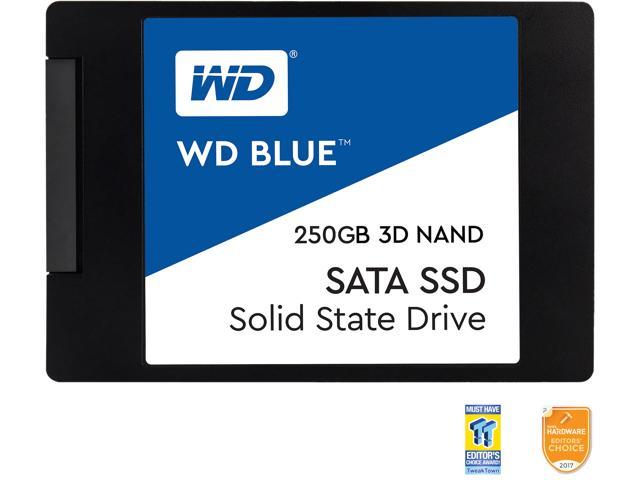 WD Blue 3D NAND 250GB PC SSD - SATA III 6Gb/s 2.5 inch/7mm Solid State Drive - WDS250G2B0A