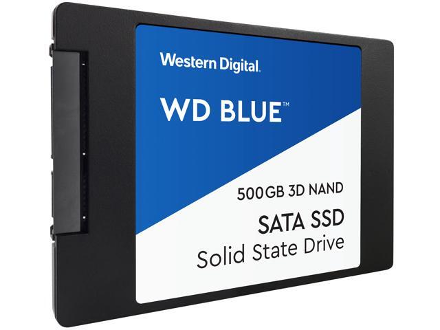 WD Blue 500GB SATA III 6Gb/s 3D NAND 2.5 inch Internal Solid State Drive