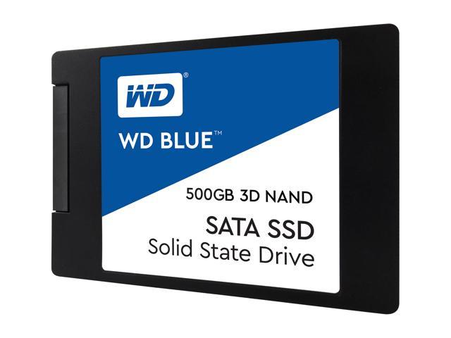 WD Blue 3D NAND 500GB PC SSD - SATA III 6GB/s 2.5 inch/7mm Solid State Drive