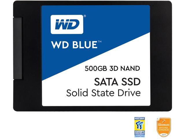 WD Blue 500GB 3D-NAND PC SSD - SATA III 6 Gb/s 2.5 inch/7mm Solid State Drive - WDS500G2B0A