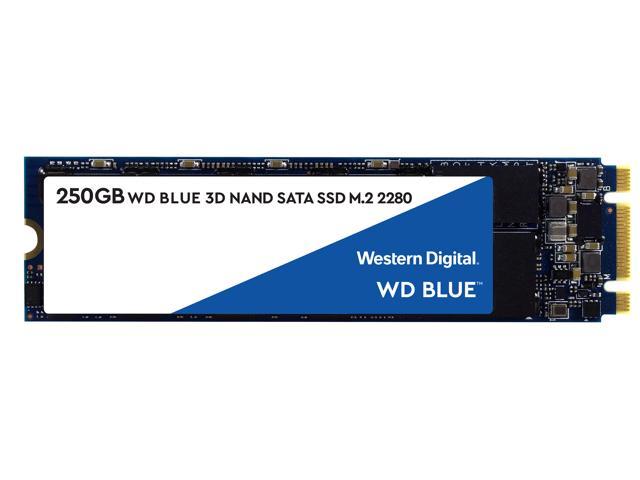 WD Blue 3D NAND 250GB PC SSD - SATA III 6 Gb/s M.2 2280 Solid State Drive