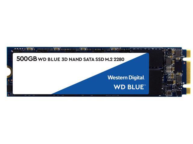 WD Blue 500GB 3D NAND SATA III 6GB/s M.2 2280 Solid State Drive