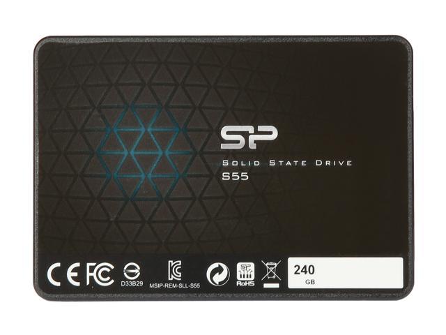 Silicon Power S55 240GB SATA III TLC Internal Solid State Drive, SP240GBSS3S55S25AC