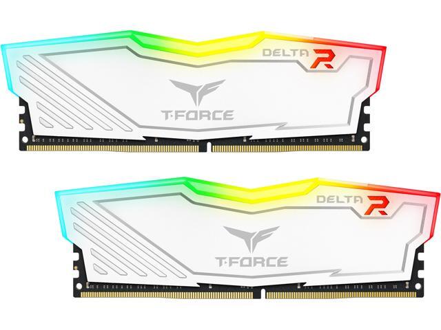 Team T-Force Delta II RGB Series 16GB (2 x 8GB) DDR4 2666 (PC4 21300) Desktop Memory, Model TF4D416G2666HC15BDC01