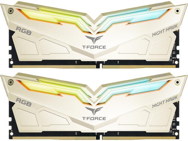 Team T-FORCE NIGHT HAWK Legend RGB 16GB (2 x 8GB) DDR4 3200 (PC4 25600) Desktop Memory, Model TF7D416G3200HC14ADC01