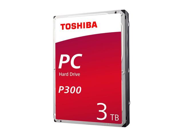 Toshiba P300 3TB Desktop 3.5 inch Internal Hard Drive 7200 RPM SATA 6Gb/s 64 MB Cache - HDWD130XZSTA (Retail Package)