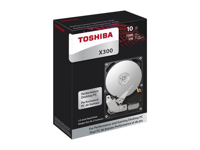 Toshiba X300 10TB 7200 RPM 256MB Cache 3.5 inch Performance and Gaming Internal Hard Drive