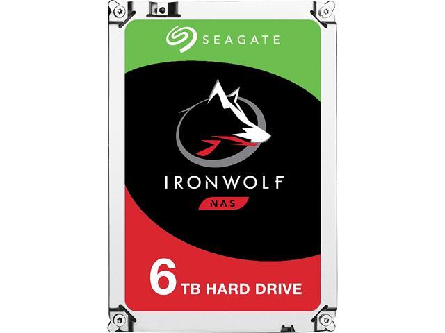 Seagate IronWolf NAS 6TB 7200 RPM 256MB Cache SATA 6.0Gb/s 3.5 inch Internal Hard Drive