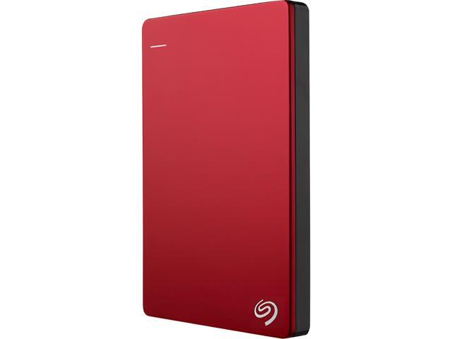 Seagate Backup Plus Slim STDR2000103 2TB USB 3.0 Portable External Hard Drive w/ Mobile Device Backup, Red