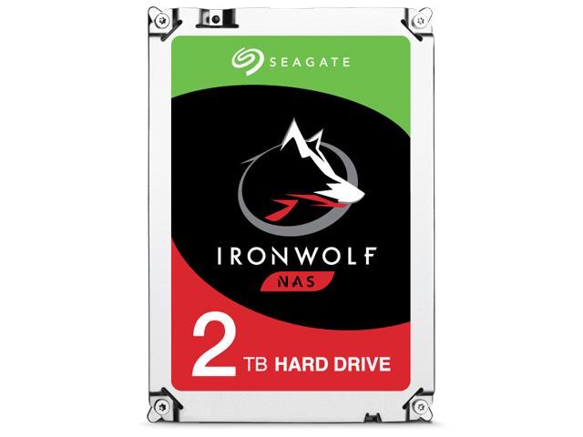 Seagate IronWolf 2TB 3.5 inch Internal NAS Hard Drive 5900 RPM 64MB Cache SATA 6.0Gb/s, ST2000VN004