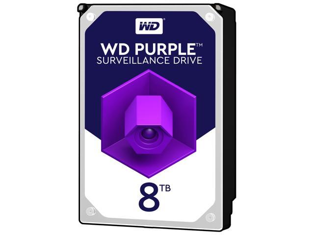 WD Purple 8TB 3.5 inch Internal Hard Drive 5400 RPM 256MB Cache SATA 6.0Gb/s - WD81PURZ