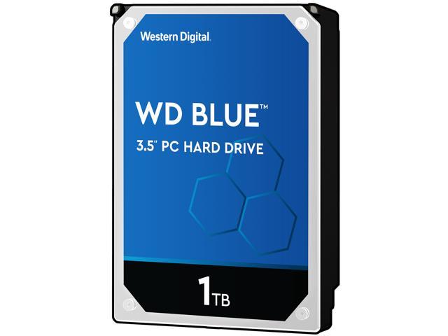 WD Blue 1TB Desktop Hard Disk Drive - 5400 RPM SATA 6Gb/s 64MB Cache 3.5 Inch - WD10EZRZ