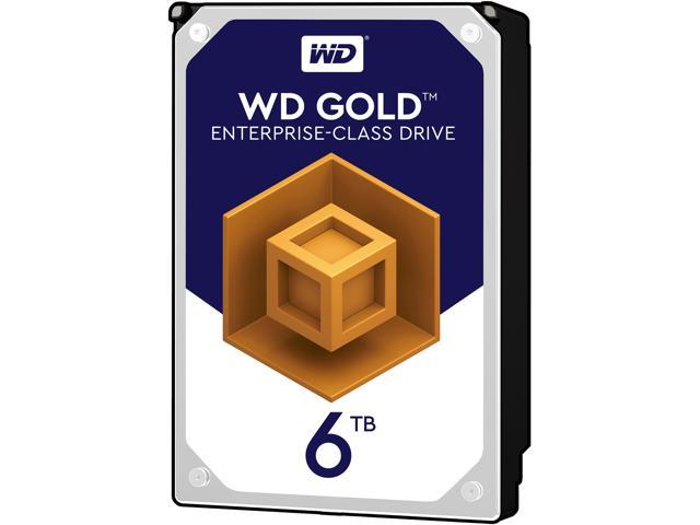 WD Gold 6TB 3.5 inch Enterprise Class Hard Disk Drive - 7200 RPM Class SATA 6Gb/s 128MB Cache - WD6002FRYZ