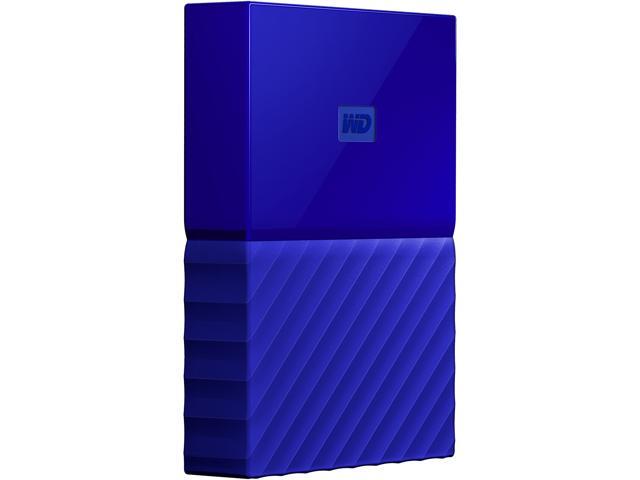 WD 4TB My Passport Portable Hard Drive USB 3.0 Model WDBYFT0040BBL-WESN Blue