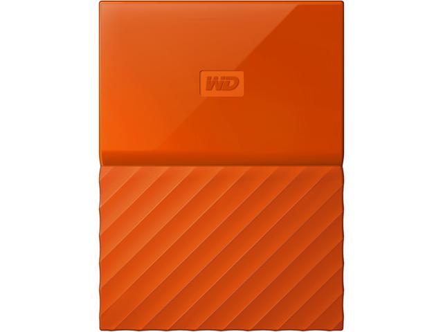 WD 3TB My Passport Portable Hard Drive USB 3.0 Model WDBYFT0030BOR-WESN Orange