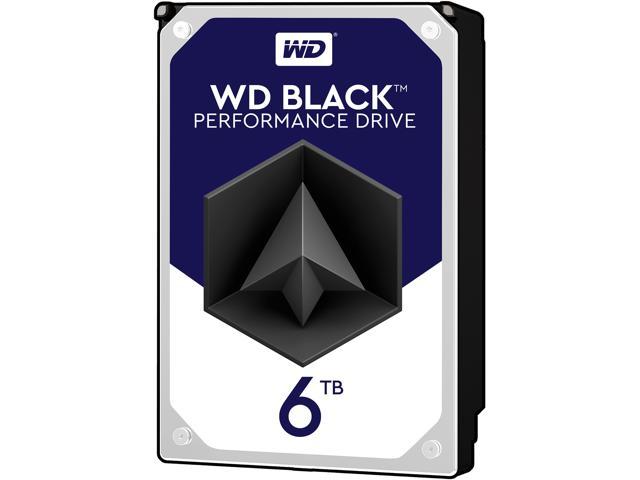 WD Black 6TB Performance Desktop Hard Disk Drive 7200 RPM SATA 6Gb/s 128MB Cache 3.5 Inch, WD6002FZWX