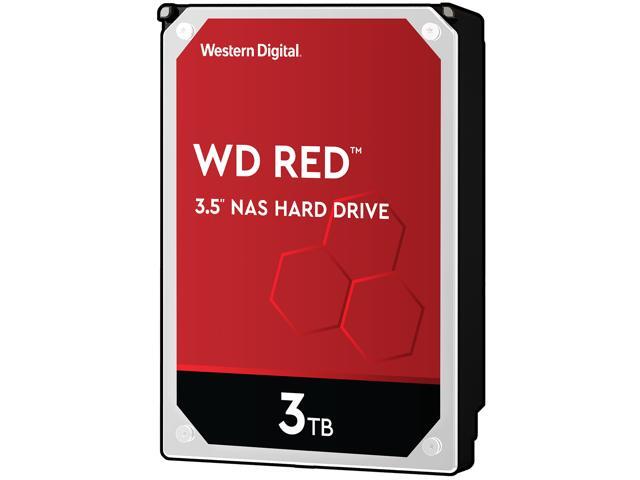WD Red 3TB 5400 RPM Class SATA 6Gb/s 64MB Cache 3.5 inch NAS Hard Disk Drive