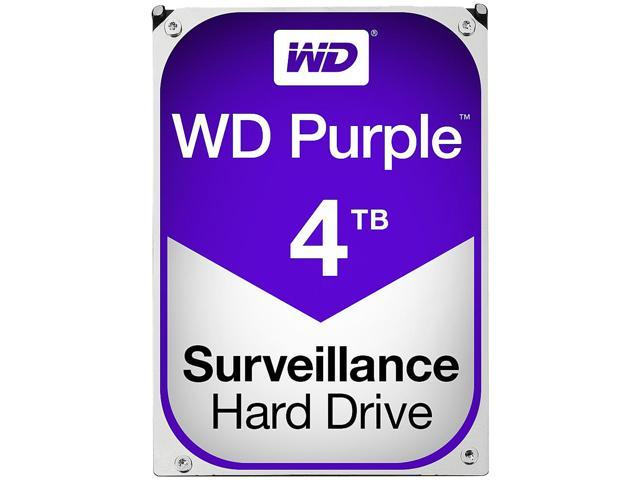 WD Purple 4TB 5400 RPM Class SATA 6Gb/s 64MB Cache 3.5 inch Surveillance Hard Disk Drive