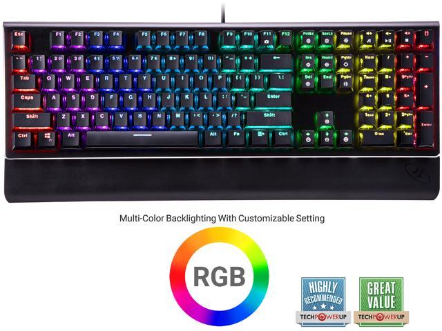 Rosewill NEON K85 RGB Mechanical Gaming Keyboard with Kailh Brown Switches