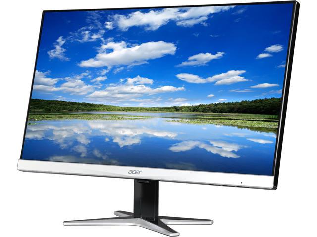 Acer G257HU 25 inch 4ms (GTG) WQHD 2560 x 1440 (2K) 60Hz IPS LED/LCD Monitor w/ Black Cabinet