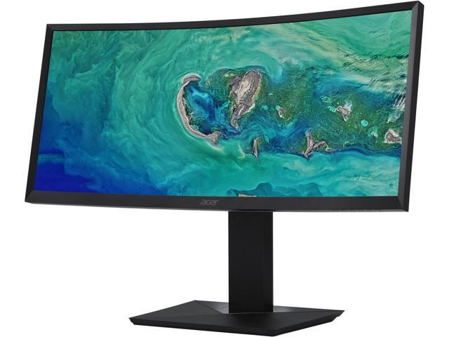 Acer 35 inch Adaptive-Sync 3440 x 1440 (WQHD) Ultrawide Curved Gaming Monitor w/ Built-in Speakers, 100% sRGB, VESA Mountable