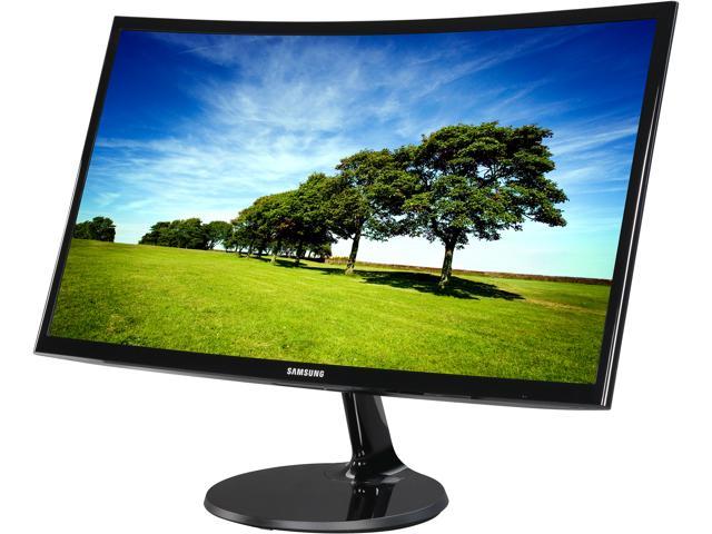 Samsung 390 Series C24F390 Glossy Black 24 inch 4ms HDMI Widescreen LCD/LED Monitor w/ AMD FreeSync