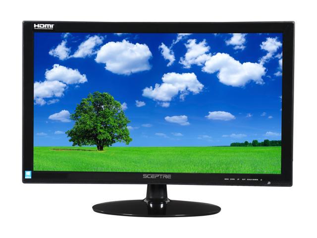SCEPTRE E248W-19208A Black 24 inch 1080p 5ms (GTG) HDMI Widescreen LED-LCD Monitor w/ Built-in Speakers