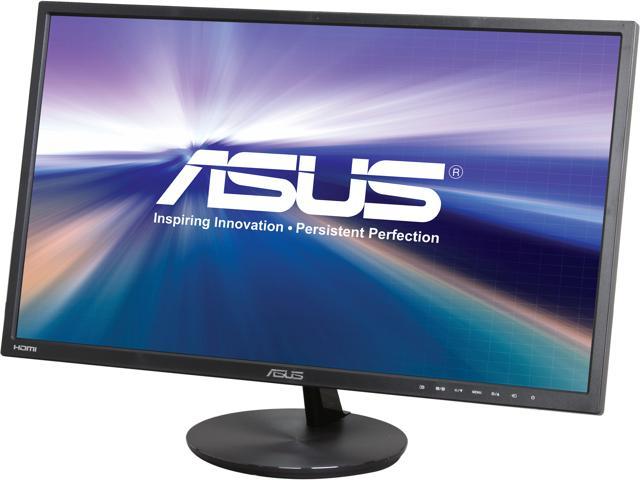 ASUS VN248H-P Slim Bezel 23.8 inch 5ms (GTG) Widescreen LED-LCD Monitor w/ Built-in Speakers, IPS Panel