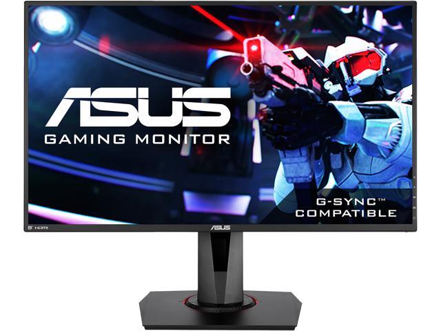 ASUS 27 inch 1920 x 1080 144Hz 1ms (GTG) G-SYNC Compatible and FreeSync / Adaptive Sync Gaming Monitor w/ Built-in Speakers