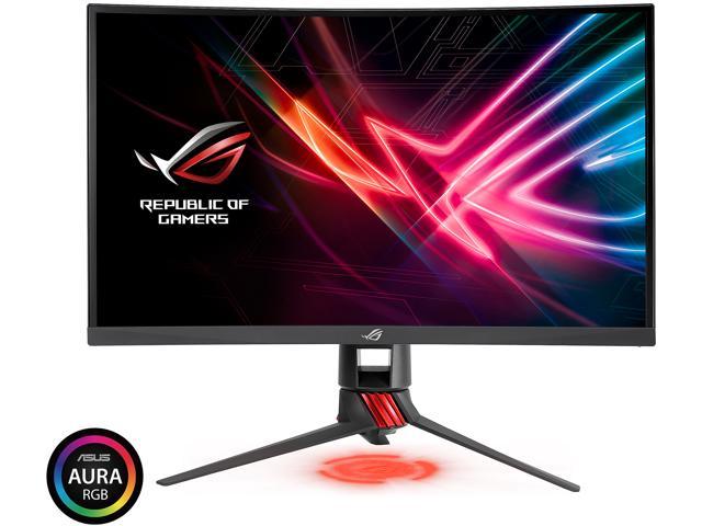 ASUS ROG Strix XG27VQ 27 inch FreeSync 144Hz Curved Gaming Monitors w/ Aura RGB Lighting