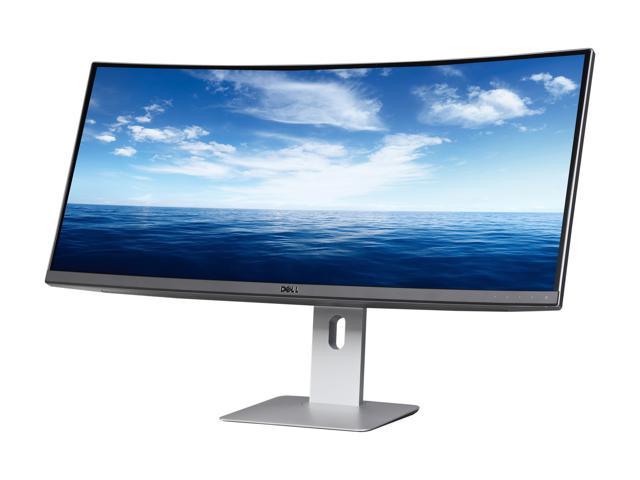 Dell U3415W Black 34 inch Curved LED Backlight 3440 x 1440 Monitor, IPS Panel