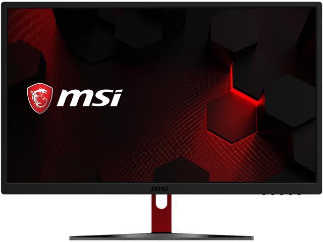 MSI Optix G24C Black & Red 23.6 inch Curved FHD 1080p 1ms (MPRT) 144Hz 110% sRGB Widescreen LCD AMD FreeSync Curved Gaming Monitor