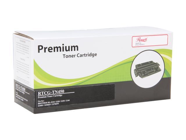 Rosewill RTCG-TN450V2 Compatible Toner Cartridge (Replaces OEM Brother TN-450, TN-420) 2,600 Pages Yield; Black