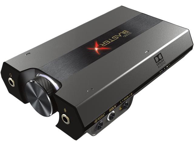 Creative Sound BlasterX G6 Hi-Res Gaming DAC and USB Sound Card with Xamp Headphone Bi-Amplifier