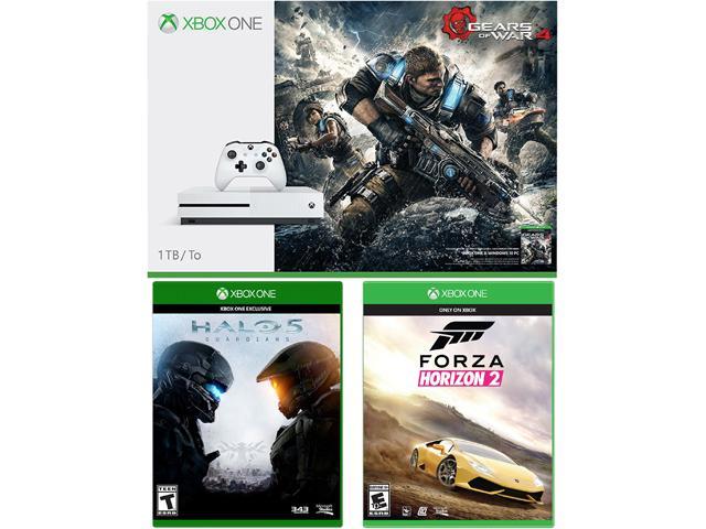 Xbox One S 1 TB Console - Gears of War 4 Bundle with 2 Additional Games