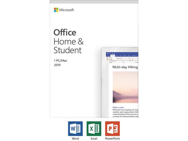 Microsoft Office Home and Student 2019 | 1 Device, Windows 10 PC/Mac Key Card