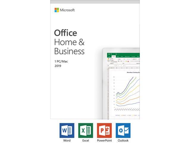 Microsoft Office Home and Business 2019 - 1 Device, Windows 10 PC/Mac, Key Card