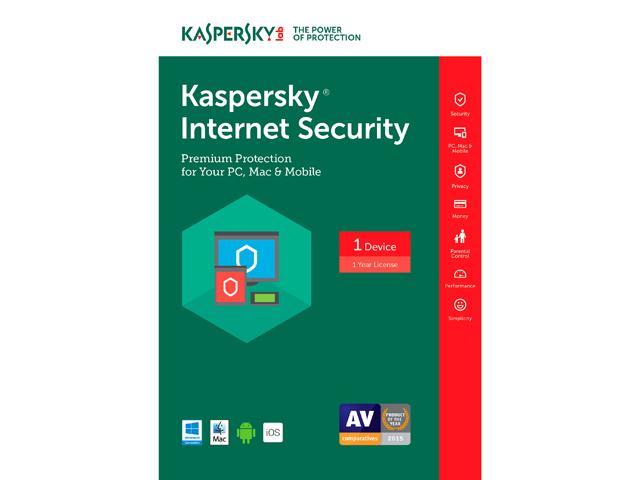Kaspersky Internet Security 2017 - 1 PC (Key Card)